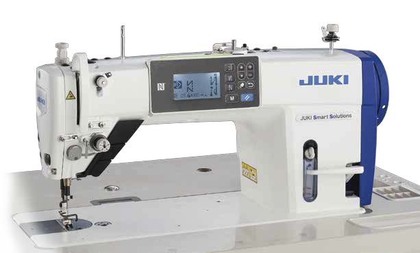 Juki DDL-9000CSMSNBAK154 Macchina lineare con punto annodato, motore integrato, rasafilo, scartafilo, fermatura e alzapiedino elettromagnetico, lunghezza del punto max 5,0 mm, per materiale medio-leggeri. Completa.