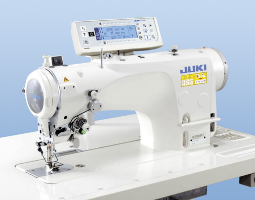 Juki LZ-2290ASR7WBAK121 Macchina zig zag elettronica con motore integrato rasafilo,fermatura, alzapiedino elettromagnetico, lunghezza del punto max 5 mm, ampiezza del punto max 10,0 mm indicata per materiali medio-leggeri. Completa.