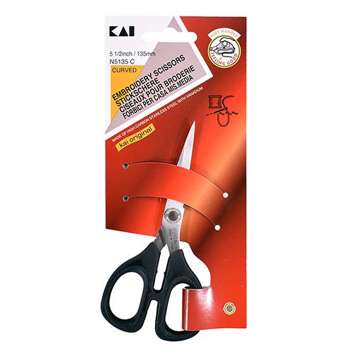 [C45/5C] FORBICI INOX - 135 mm CURVA KAI # N5135C