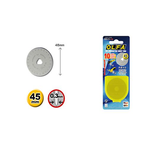 [B806/10] Lama Ø 45 mm (10 Pz) # RB45 (OLFA)