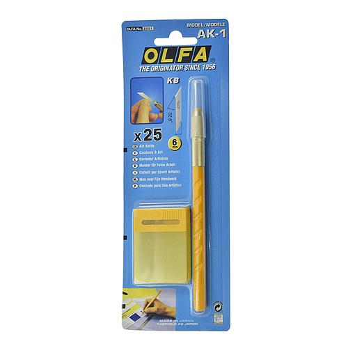 [OLF:KB] Lame 6 mm per Serie AK (25 pz) OLFA # KB