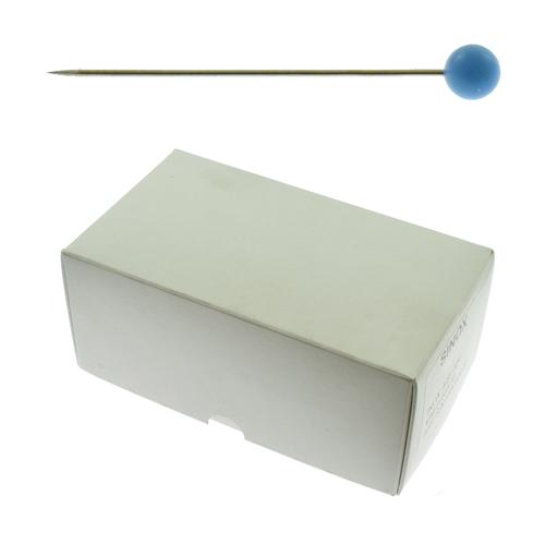 [B17] SPILLI ACCIAIO INOX TESTA PLASTICA COLORI ASSORTITI 5000 PZ 400gr