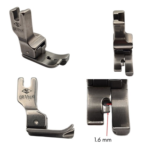[21734/2] Piedino Compensatore Destro 1,6mm (1/16), per Maglieria # CR1/16K (211H) (YS)
