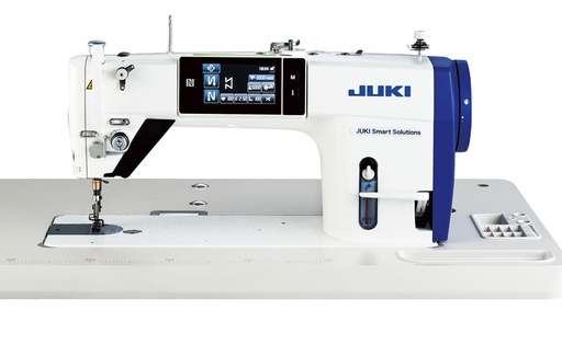 [JUKIDDL9000CFMSNB] Juki DDL-9000CFMSNB Macchina lineare con punto annodato, motore integrato, rasafilo, scartafilo, fermatura e alzapiedino elettromagnetico, lunghezza del punto max 5,0 mm, per materiale medio-leggeri. Completa.