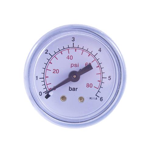 [CO:A0002] Manometro 0 - 6 bar Attacco Posteriore Ø 40mm (18”)