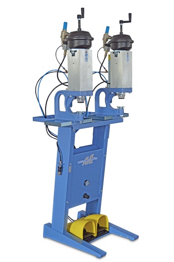 Metalmeccanica GS/D-DC Torchietto/Applicatore Pneumatico Singolo Per Grandezze e Spessori non Comuni