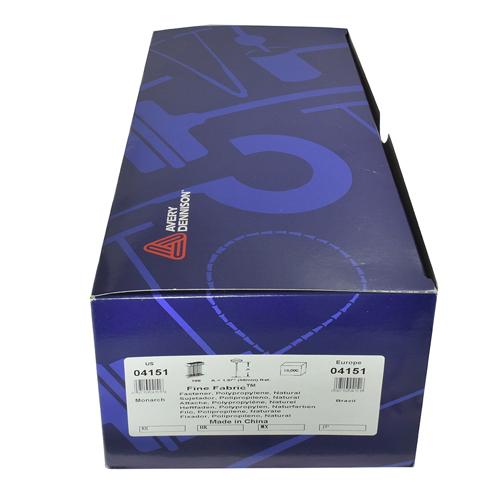 [B1030/F-50] Fili per Cartellini 50 mm (10.000 PZ) Per Fine Fabric (Aghi Fini) (AVERY DENNISON)