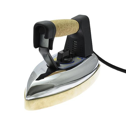 [7.02.01.012] Ferro da Stiro Elettrico - Piastra Maxi Bronzo - 1250W 230V - Peso 7,4 kg - Cavo elettrico 2,30m